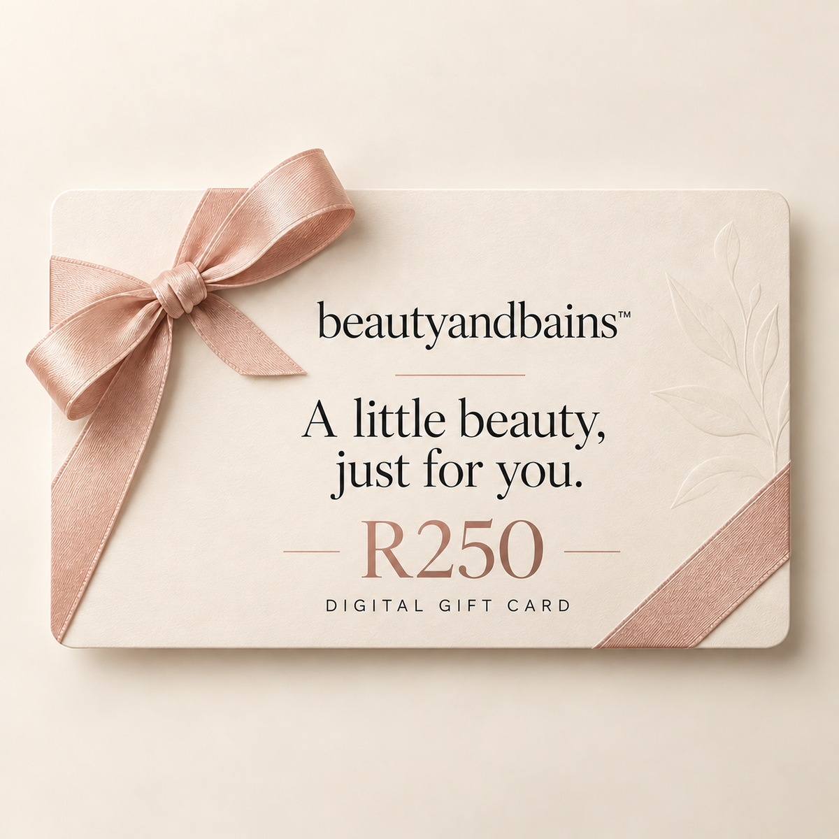 The beautyandbains™ Gift Card