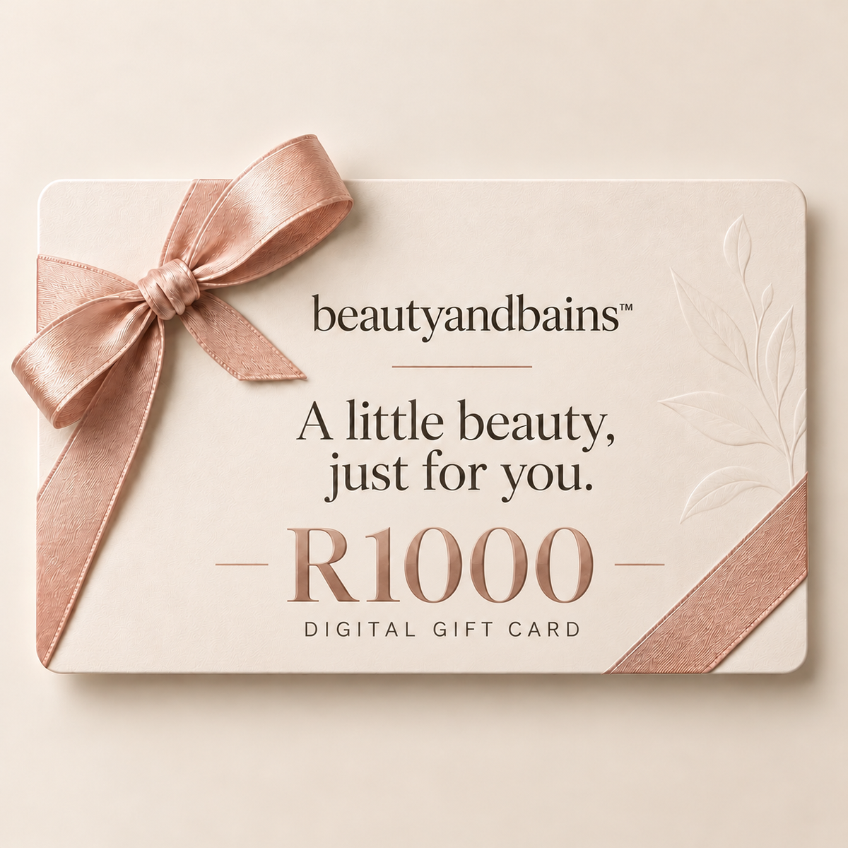 The beautyandbains™ Gift Card