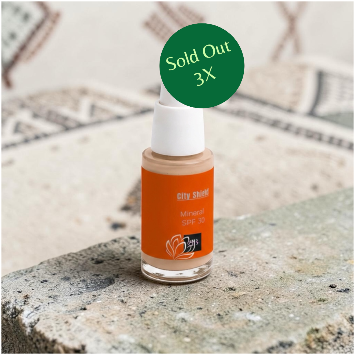 The City Shield - Mineral Tinted Sunscreen SPF30. daily mineral protection without the white cast.