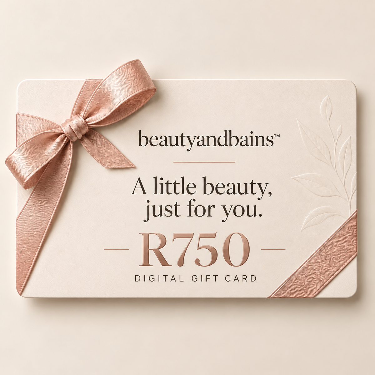The beautyandbains™ Gift Card